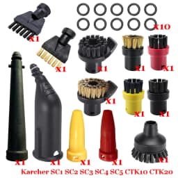 For Karcher Steam Vacuum Cleaner Machine SC1 SC2 SC3 SC4 SC5 SC7 CTK10 CTK20 Parts Brush Head Powerful Nozzle Accessories