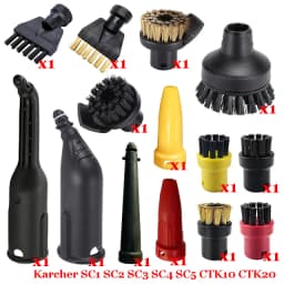 For Karcher Steam Vacuum Cleaner Machine SC1 SC2 SC3 SC4 SC5 SC7 CTK10 CTK20 Parts Brush Head Powerful Nozzle Accessories