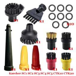 For Karcher Steam Vacuum Cleaner Machine SC1 SC2 SC3 SC4 SC5 SC7 CTK10 CTK20 Parts Brush Head Powerful Nozzle Accessories