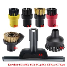 For Karcher Steam Vacuum Cleaner Machine SC1 SC2 SC3 SC4 SC5 SC7 CTK10 CTK20 Parts Brush Head Powerful Nozzle Accessories
