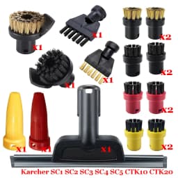For Karcher Steam Vacuum Cleaner Machine SC1 SC2 SC3 SC4 SC5 SC7 CTK10 CTK20 Parts Brush Head Powerful Nozzle Accessories