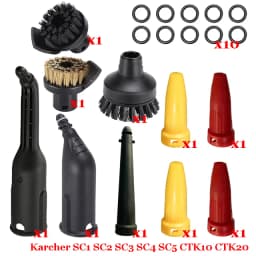 For Karcher Steam Vacuum Cleaner Machine SC1 SC2 SC3 SC4 SC5 SC7 CTK10 CTK20 Parts Brush Head Powerful Nozzle Accessories