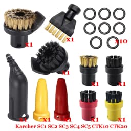 For Karcher Steam Vacuum Cleaner Machine SC1 SC2 SC3 SC4 SC5 SC7 CTK10 CTK20 Parts Brush Head Powerful Nozzle Accessories