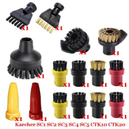 For Karcher Steam Vacuum Cleaner Machine SC1 SC2 SC3 SC4 SC5 SC7 CTK10 CTK20 Parts Brush Head Powerful Nozzle Accessories