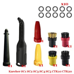 For Karcher Steam Vacuum Cleaner Machine SC1 SC2 SC3 SC4 SC5 SC7 CTK10 CTK20 Parts Brush Head Powerful Nozzle Accessories