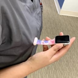 Nurse Watch Pin for Iwatch Series 5 3 4 6 Se Silicone Watch Strap for Apple Watch Band 38mm 42mm 44mm 40mm Bracelet Wristband