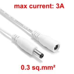 0.5-10m DC Power Cable 20 22AWG 5.5 2.1mm Male Female Plug DC Cable 12V Jack Extension Cord For CCTV Camera Connector Adapter