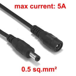 0.5-10m DC Power Cable 20 22AWG 5.5 2.1mm Male Female Plug DC Cable 12V Jack Extension Cord For CCTV Camera Connector Adapter