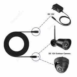 0.5-10m DC Power Cable 20 22AWG 5.5 2.1mm Male Female Plug DC Cable 12V Jack Extension Cord For CCTV Camera Connector Adapter