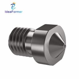 V6 Nozzle Hardened Steel 0.2/0.4/0.6/0.8/1mm 1.75mm Filament M6 3D Printer Nozzle For Ender 3 Hotend Titan Extruder Prusa I3 MK3