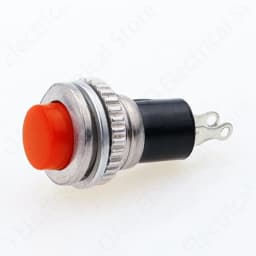 6Pcs 10mm DS-316 Self-reset Push Button Switch Momentary 1A/125VAC 2PIN 6Color