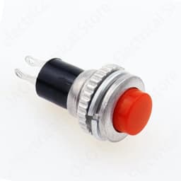 6Pcs 10mm DS-316 Self-reset Push Button Switch Momentary 1A/125VAC 2PIN 6Color