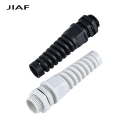 5PCS Waterproof Cable Gland PG7 Plastic Anti-Bending Joint M12 Nylon PA66 Torsion-proof Glands PG9/11/13.5/16/19/21 Connector
