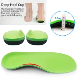 Best EVA Orthopedic Shoes Sole Insoles For feet Arch Foot Pad X/O Type Leg Correction Flat Foot Arch Support Sports Shoes Insert