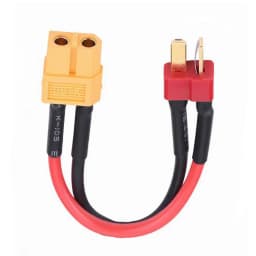 XT60 to Deans T-Plug Male Female Adapter Connector Cable for Lipo Battery 14AWG RC Parts