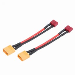 XT60 to Deans T-Plug Male Female Adapter Connector Cable for Lipo Battery 14AWG RC Parts