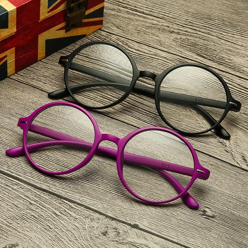 Read Eyeglasses Men Women Round Vintage Reading Glasses Light Weight Fashion Presbyopic Glasses +1 +1.5 +2 +2.5 +3 +3.5