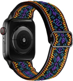 Strap for Apple Watch Ultra 2 Band 49mm 46mm 44mm 40mm 45mm 41mm 42mm Elastic Nylon Loop Correa iWatch Series 11 10 9 8 SE 7 6 5