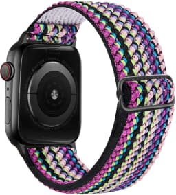 Strap for Apple Watch Ultra 2 Band 49mm 46mm 44mm 40mm 45mm 41mm 42mm Elastic Nylon Loop Correa iWatch Series 11 10 9 8 SE 7 6 5