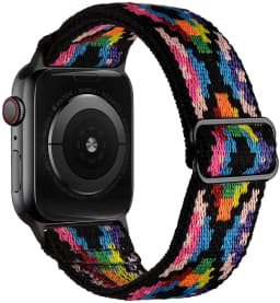 Strap for Apple Watch Ultra 2 Band 49mm 46mm 44mm 40mm 45mm 41mm 42mm Elastic Nylon Loop Correa iWatch Series 11 10 9 8 SE 7 6 5