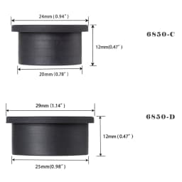 Desk Cord Grommet, Flexible Silicone Cable Hole Cover, Wire Organizer, Cable Pass Through, Round Gasket White