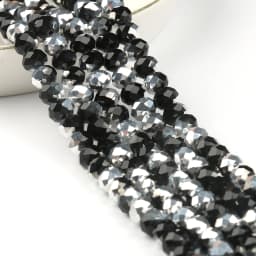 Glass Beads for Bracelets 3/4/6/8mm Faceted Multicolor Austria Crystal Round Loose Beads for Jewelry Making Diy Bracelet Strand