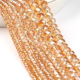 Glass Beads for Bracelets 3/4/6/8mm Faceted Multicolor Austria Crystal Round Loose Beads for Jewelry Making Diy Bracelet Strand