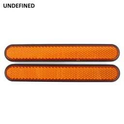 For Harley Sportster Dyna Universal Motorcycle Reflector Rectangle Saddlebag Latch Cover Front Reflectors Case Safety Warning