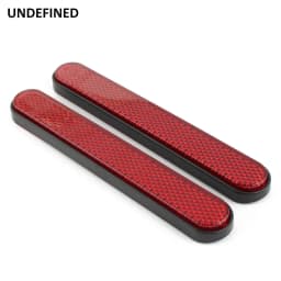 For Harley Sportster Dyna Universal Motorcycle Reflector Rectangle Saddlebag Latch Cover Front Reflectors Case Safety Warning