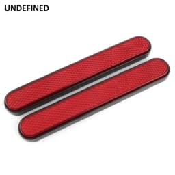 For Harley Sportster Dyna Universal Motorcycle Reflector Rectangle Saddlebag Latch Cover Front Reflectors Case Safety Warning