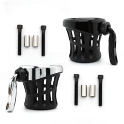 Motorcycle Handlebar Mounted Drink Cup Driver Drink Cup Holder For Harley Road King Electra Glide Sportster Dyna Softail 1996-UP