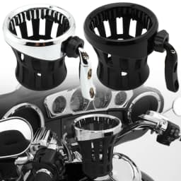 Motorcycle Handlebar Mounted Drink Cup Driver Drink Cup Holder For Harley Road King Electra Glide Sportster Dyna Softail 1996-UP