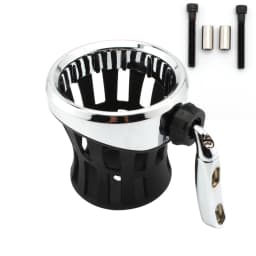 Motorcycle Handlebar Mounted Drink Cup Driver Drink Cup Holder For Harley Road King Electra Glide Sportster Dyna Softail 1996-UP