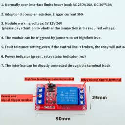 High/Low Level Trigger Relay Module,1/2/4/6/8 Channel,5V12V24V,Home Intelligent Control Module,With Optocoupler Isolation Output