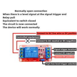 High/Low Level Trigger Relay Module,1/2/4/6/8 Channel,5V12V24V,Home Intelligent Control Module,With Optocoupler Isolation Output