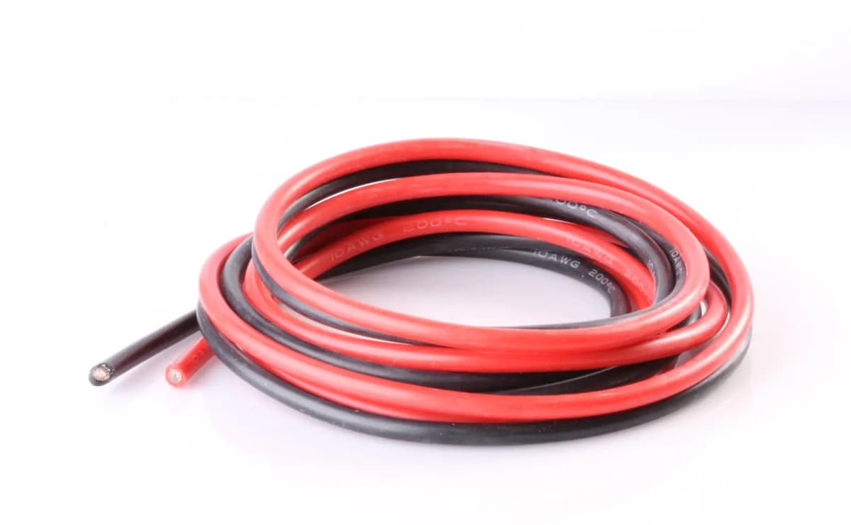 Silicone cable red black wire RC Car Battery wiring Electrical wires RC Airplanes 14awg 12awg 10awg 26 24 22 18 16 14 12 10 awg