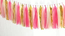 20pcs Multicolor DIY Tissue Paper Tassel Garland Sets Baby Shower Anniversary Birthday Party Wedding Decoration Crafts Supplies