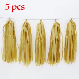 20pcs Multicolor DIY Tissue Paper Tassel Garland Sets Baby Shower Anniversary Birthday Party Wedding Decoration Crafts Supplies