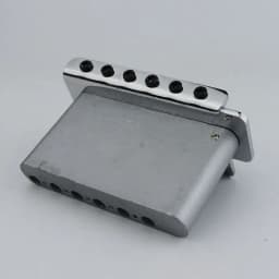 Wilkinson WOV02 6 Screw Type ST Electric Guitar Tremolo System Bridge for Strat Guitar Chrome Silver