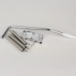 Wilkinson WOV02 6 Screw Type ST Electric Guitar Tremolo System Bridge for Strat Guitar Chrome Silver