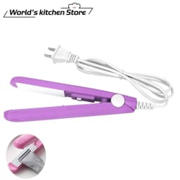 Mini Portable Heat Sealing Machine Food Vacuum Sealer Seal Packing Plastic Impulse Sealer Household Bag Clips Handheld
