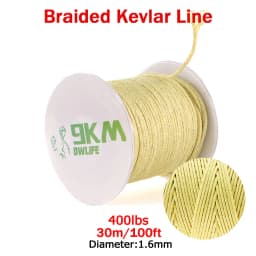 Kevlar Line 0.8mm~3.5mm Wear-Resistant Fishing Line Outdoor Camping Hiking Kite String Braided Fishing Assist Line Refractory