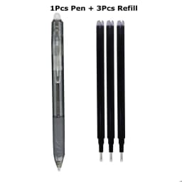 0.7mm Magic Erasable Pen Press Gel Pen Set 8 Colors Erasable Refill Rod Gel Ink Stationery Retractable Pens Washable Handle Rod