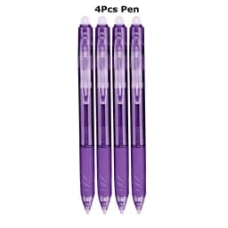 0.7mm Magic Erasable Pen Press Gel Pen Set 8 Colors Erasable Refill Rod Gel Ink Stationery Retractable Pens Washable Handle Rod