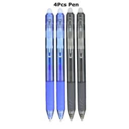 0.7mm Magic Erasable Pen Press Gel Pen Set 8 Colors Erasable Refill Rod Gel Ink Stationery Retractable Pens Washable Handle Rod