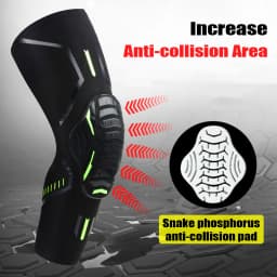 2Pcs/Pair Sport Crashproof Knee Support Pad Elbow Brace Arm Leg Compression Sleeve Outdoor Basketball Football Bicycle Protector