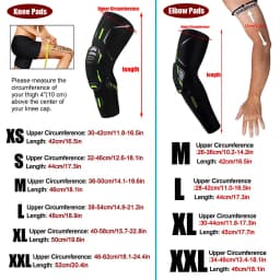 2Pcs/Pair Sport Crashproof Knee Support Pad Elbow Brace Arm Leg Compression Sleeve Outdoor Basketball Football Bicycle Protector