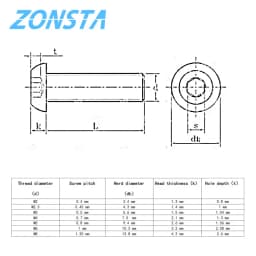 ISO7380 M2 M2.5 M3 M4 M5 M6 Round Black 10.9 Grade Hex Screws Hexagon Screw Cap Socket Button Head Allen Furniture Bolt