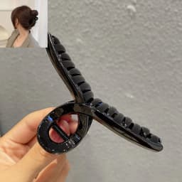 Simple Metal Hollow Out Geometric Hair Claw Ladies Elegant Hair Accessories Cross Crab Bath Clip For Women Fashion Girl Headwear