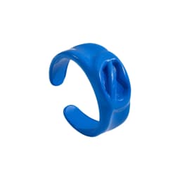 2021 New Trendy Hand-painted Candy Color Dripping Oil Geometric Chain Rings for Women Multicolor Irregular Open Rings Jewelry